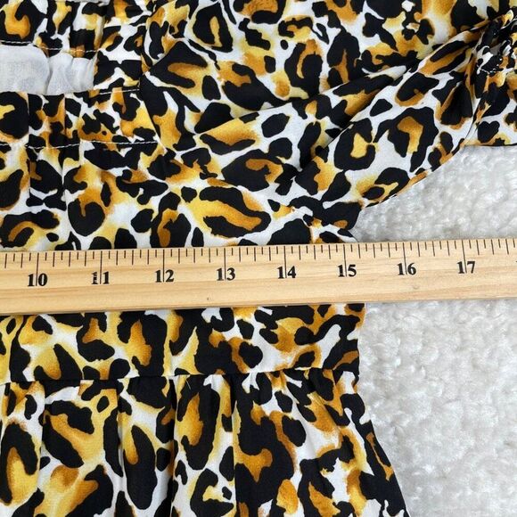 Buddy Love Becca Babydoll Dress Animal Print Allycat NEW - Picture 10 of 13